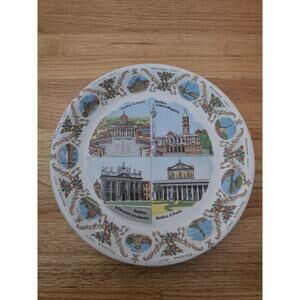 Richard Ginori Hand Painted Italian landscapes Plate